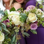 Whimsical Winter  Wedding Bridesmaid Bouquet